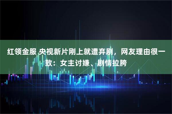 红领金服 央视新片刚上就遭弃剧，网友理由很一致：女主讨嫌、剧情拉胯